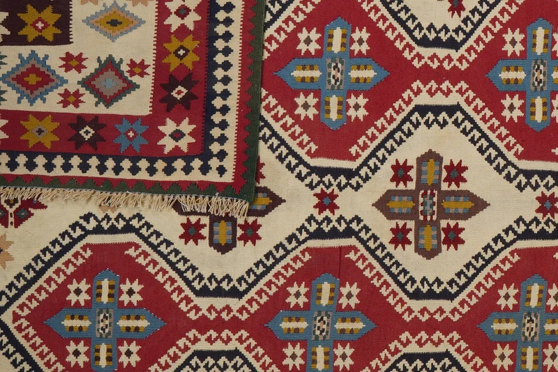Kelim Gashgai Old · Handgewebt – Braun, 297x157 cm
