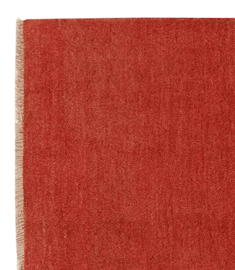 Gabbeh · Handgeknüpft – Rot, 287x85 cm