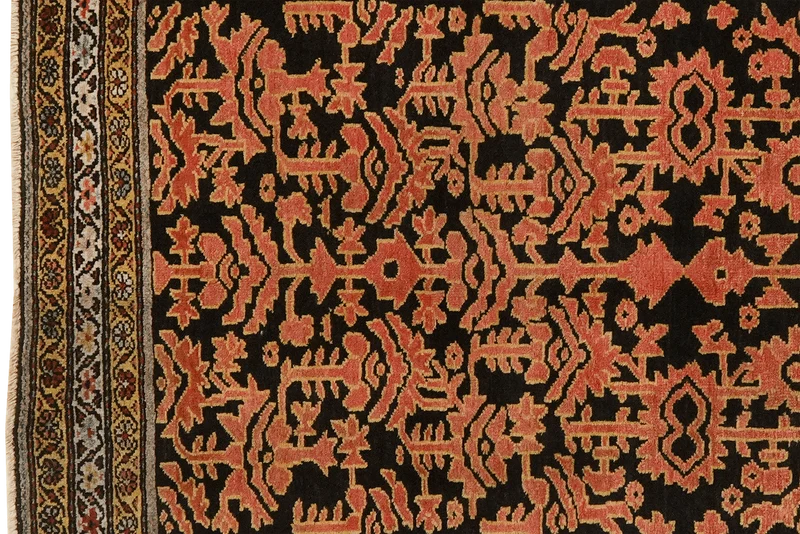 Malayer · Handgeknüpft – Schwarz, 119x83 cm