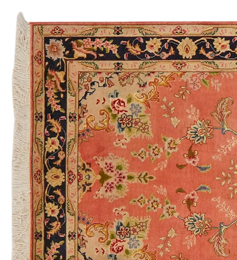 Tabriz 50 Raj · Handgeknüpft – Rot, 203x83 cm