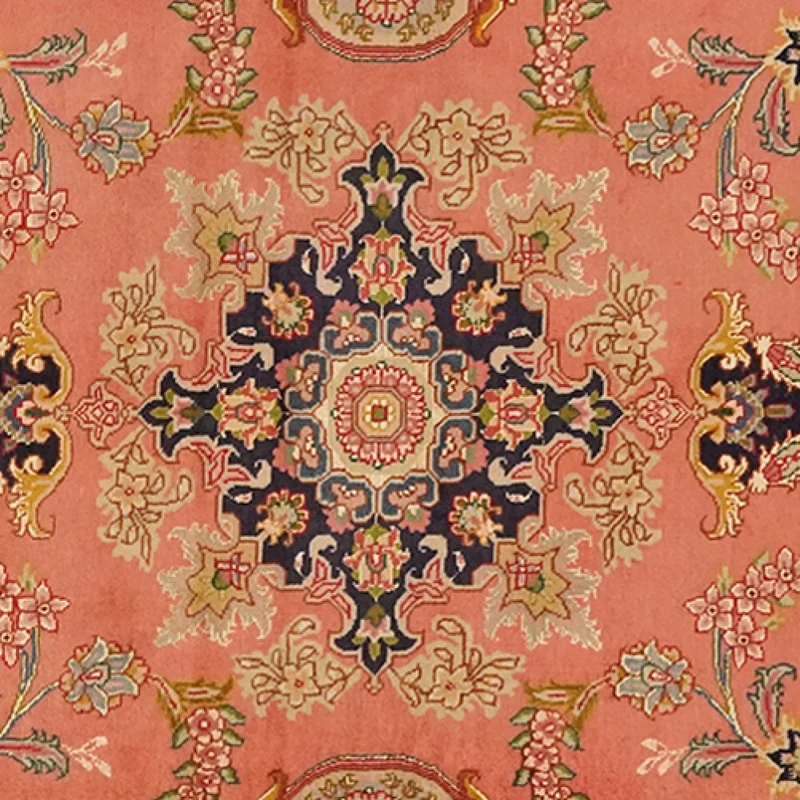 Tabriz 50 Raj · Handgeknüpft – Rot, 203x83 cm
