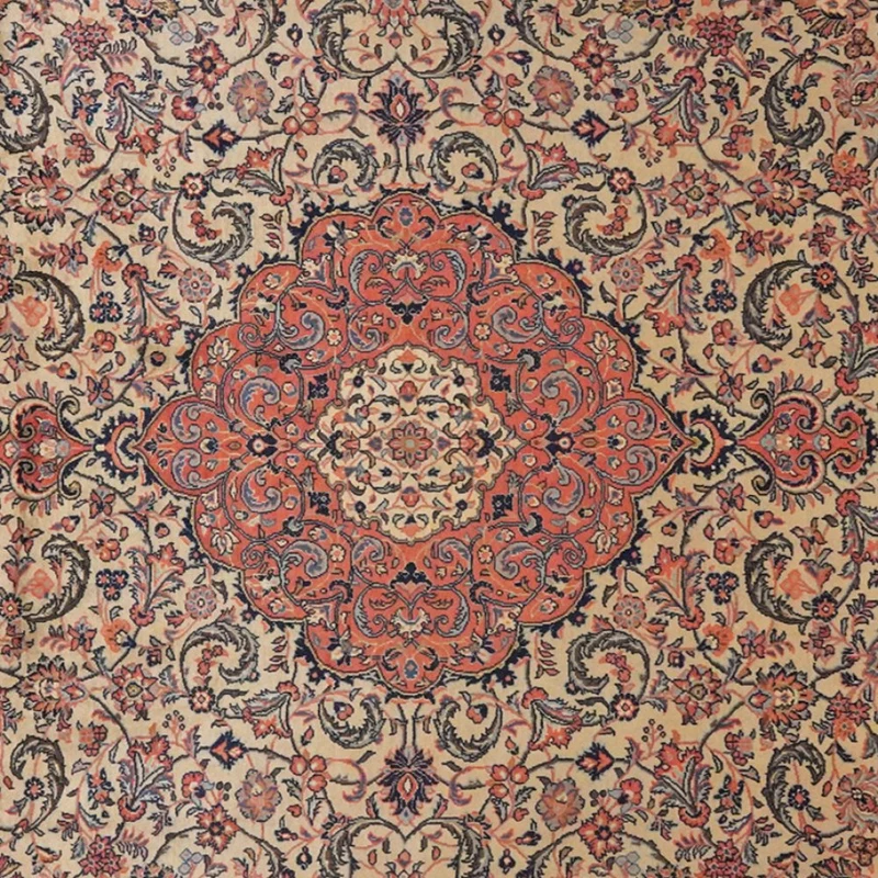 Sarough · Handgeknüpft – Beige, 353x255 cm
