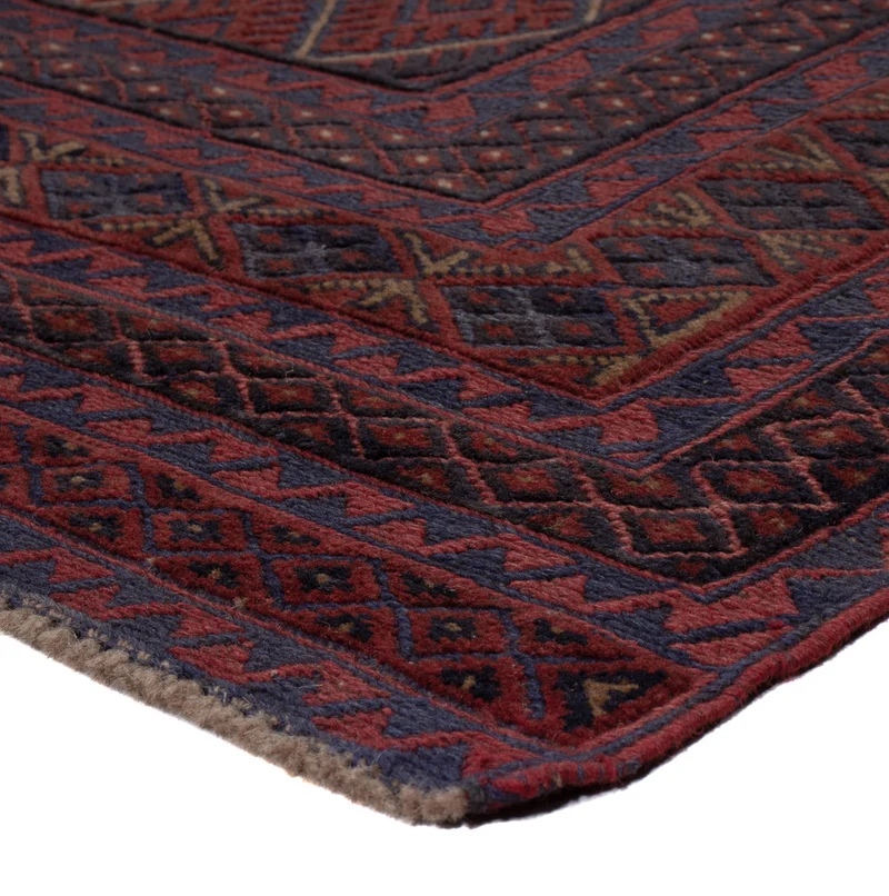 Kelim Afghan Teppich 151x187cm - dunkelbeige