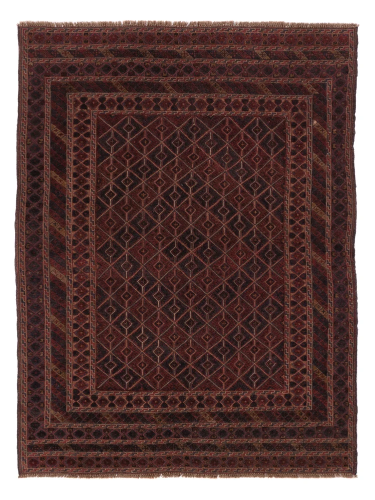 Kelim Afghan Teppich 150x193cm - rost