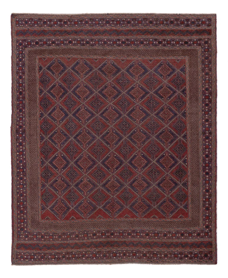 Kelim Afghan Teppich 152x185cm - rost