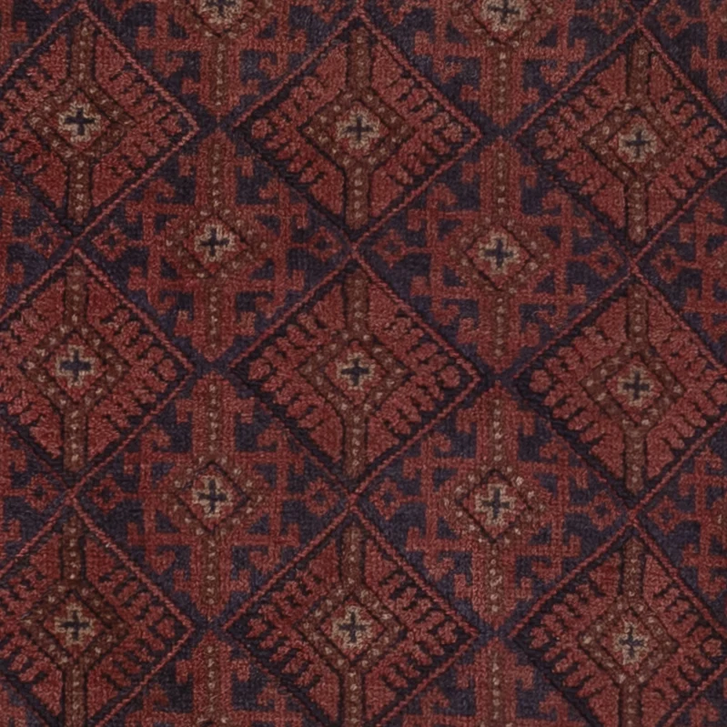 Kelim Afghan Teppich 151x179cm - dunkelbeige