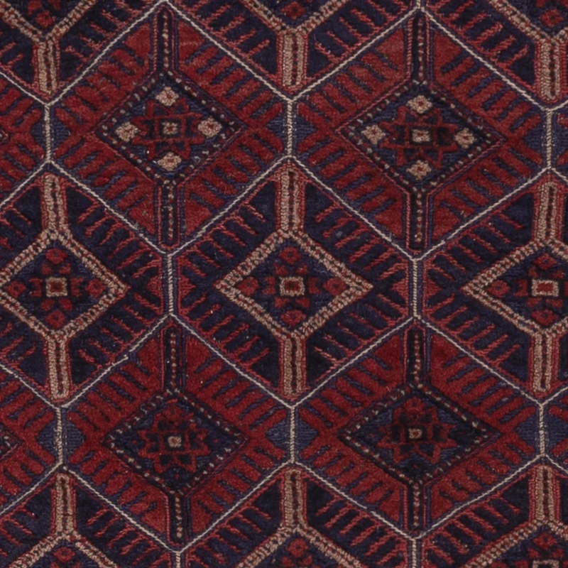Kelim Afghan Teppich 144x194cm - dunkelbeige