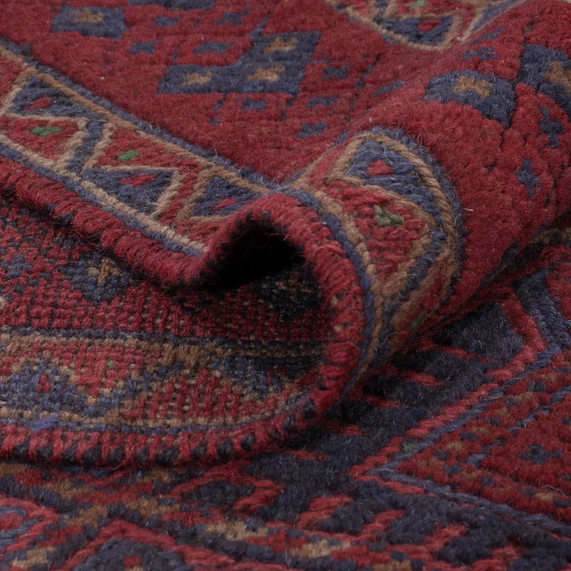 Kelim Afghan Teppich 143x190cm - dunkelbeige