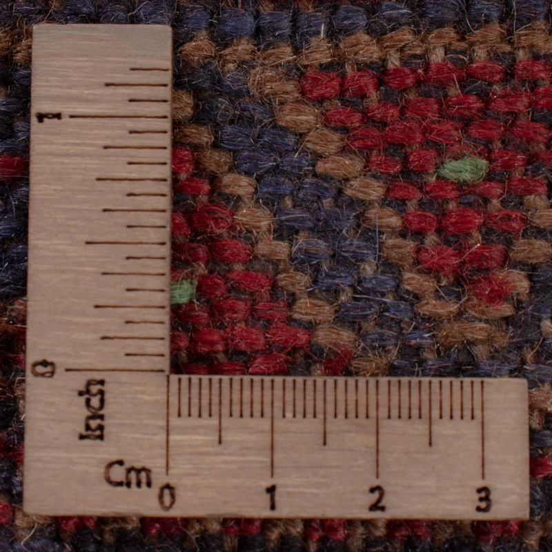Kelim Afghan Teppich 143x190cm - dunkelbeige