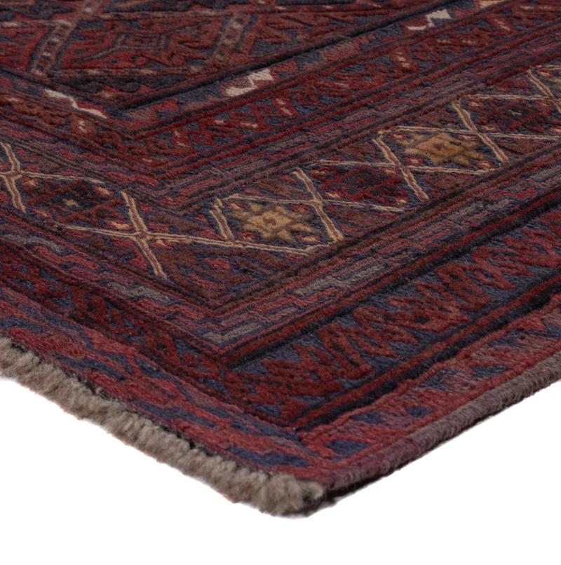Kelim Afghan Teppich 148x184cm - dunkelbeige