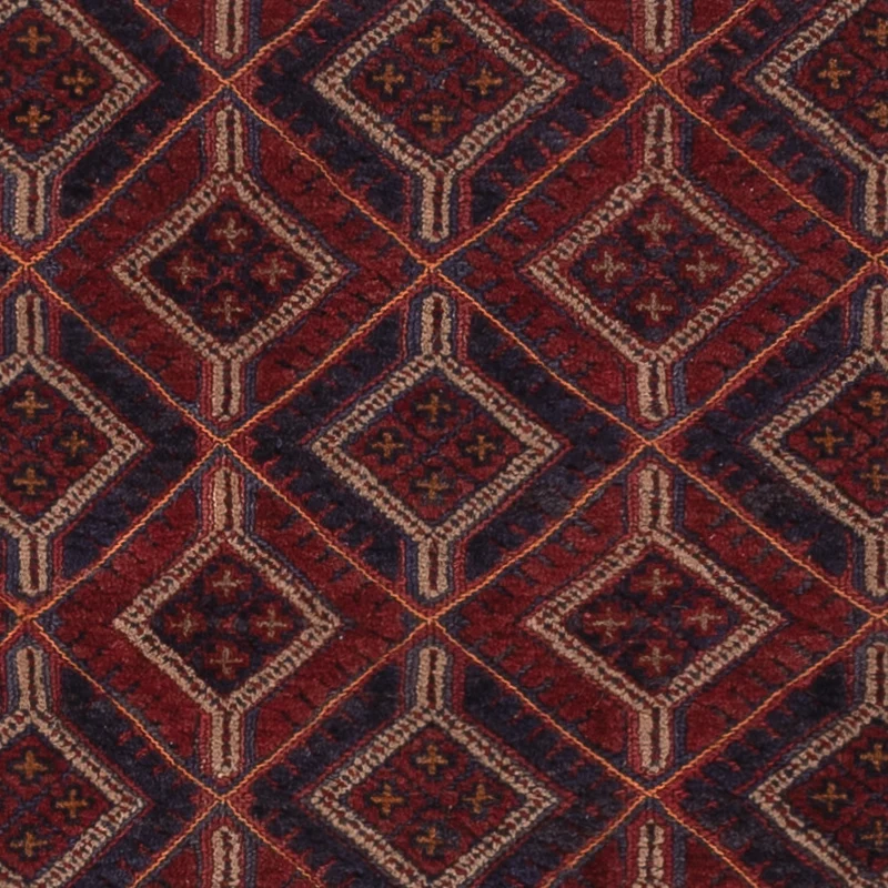 Kelim Afghan Teppich 156x177cm - dunkelbeige