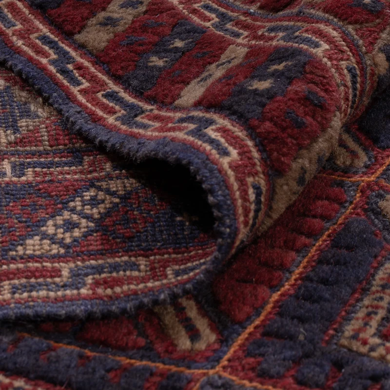 Kelim Afghan Teppich 156x177cm - dunkelbeige