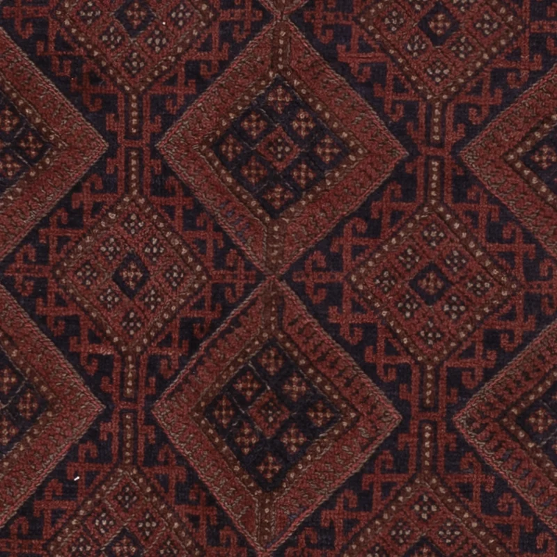 Kelim Afghan Teppich 142x188cm - dunkelbeige
