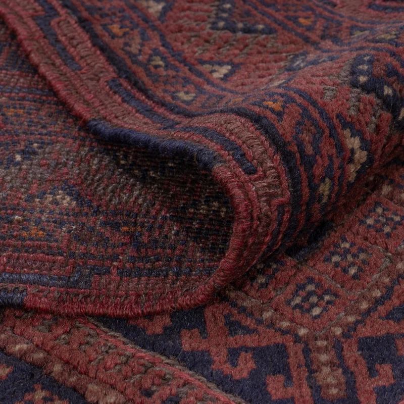 Kelim Afghan Teppich 142x188cm - dunkelbeige