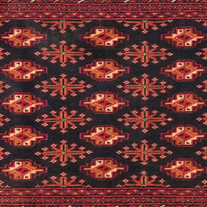 Belutch · Handgeknüpft – Blau, 53x110 cm
