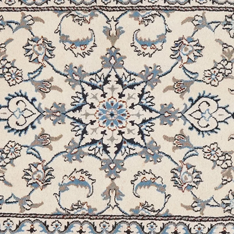 Nain 12La · Handgeknüpft – Beige, 302x75 cm