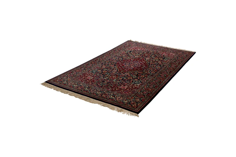 Kashan · Handgeknüpft – Blau, 204x130 cm