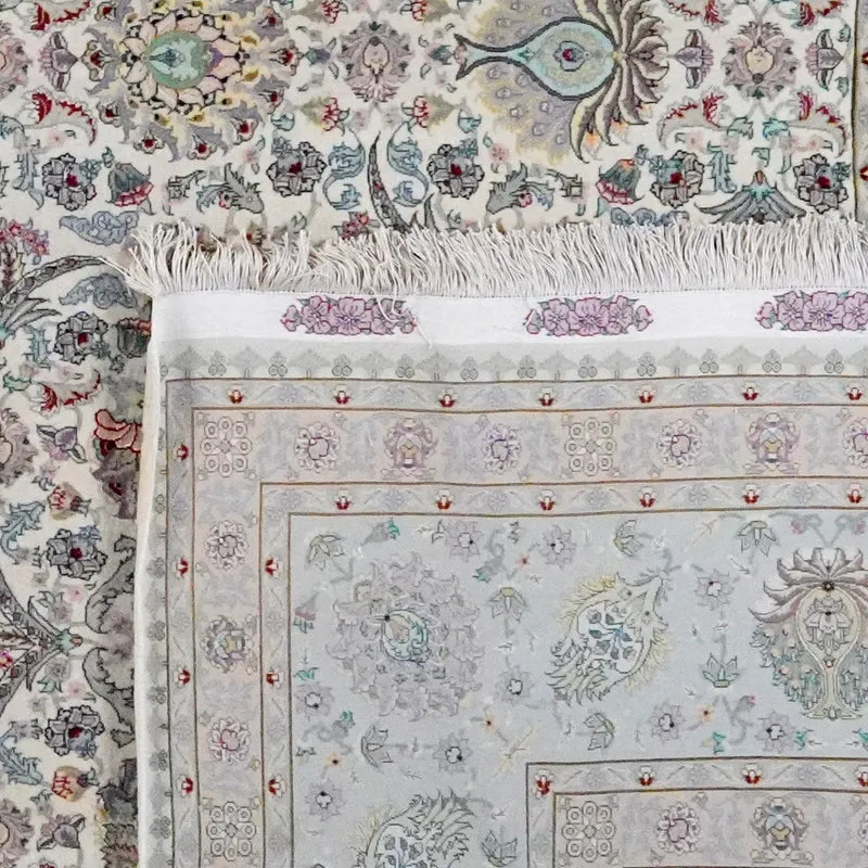 Tabriz 60 Raj · Handgeknüpft – Beige, 407x296 cm