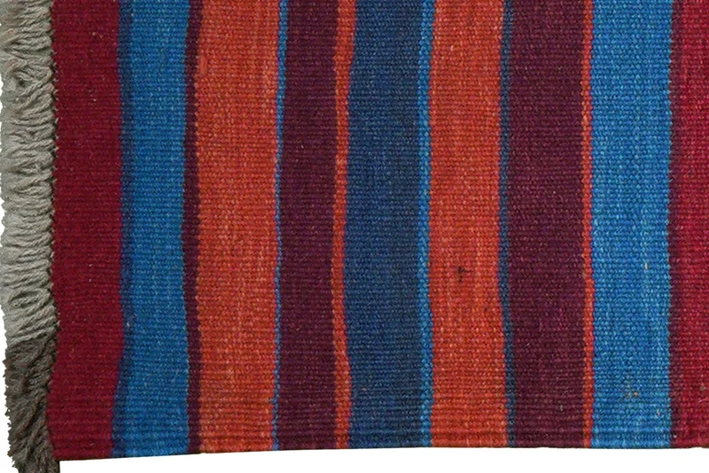 Kelim Gashgai · Handgewebt – Bunt, 201x58 cm