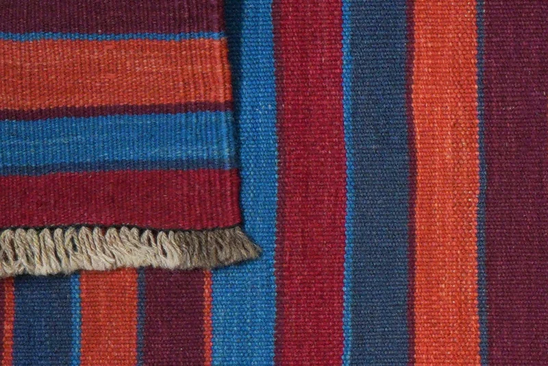 Kelim Gashgai · Handgewebt – Bunt, 201x58 cm