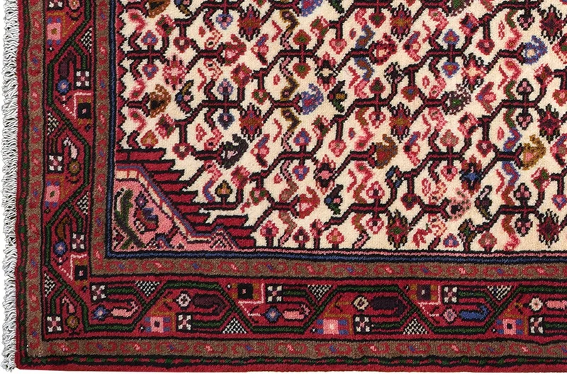 Assadabad · Handgeknüpft – Beige, 197x76 cm