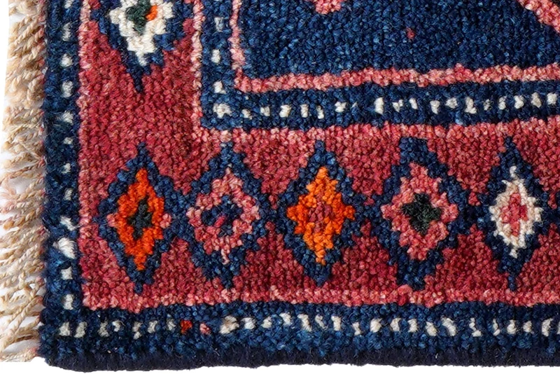 Gashgai · Handgeknüpft – Blau, 45x52 cm