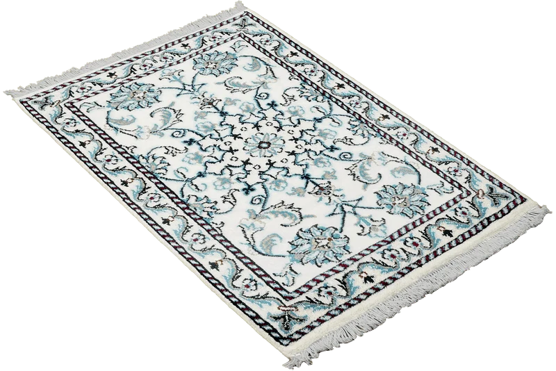 Nain 12La · Handgeknüpft – Beige, 86x58 cm