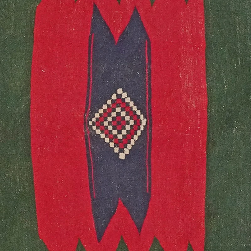 Kelim Afshar · Handgewebt – Rot, 136x129 cm