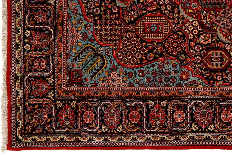 Kashan · Handgeknüpft – Blau, 207x133 cm