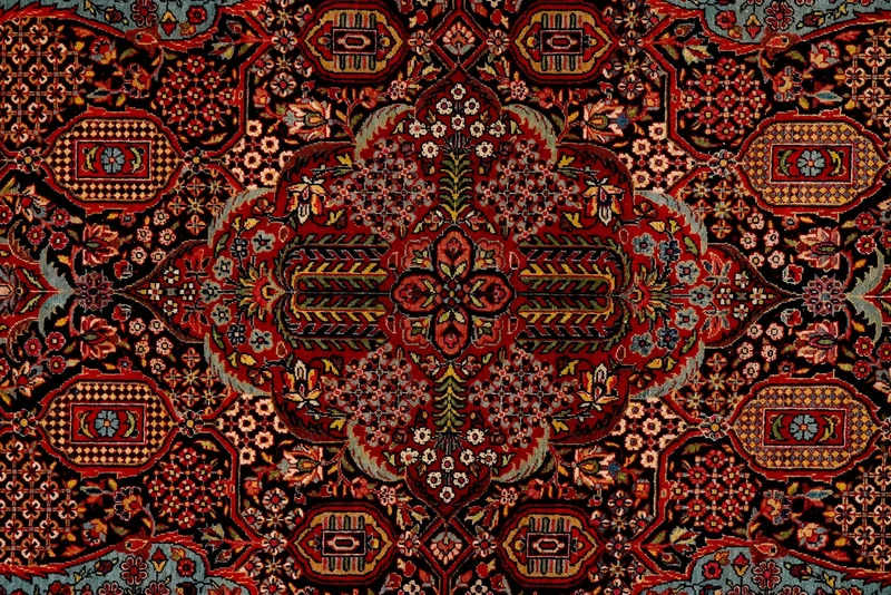 Kashan · Handgeknüpft – Blau, 207x133 cm