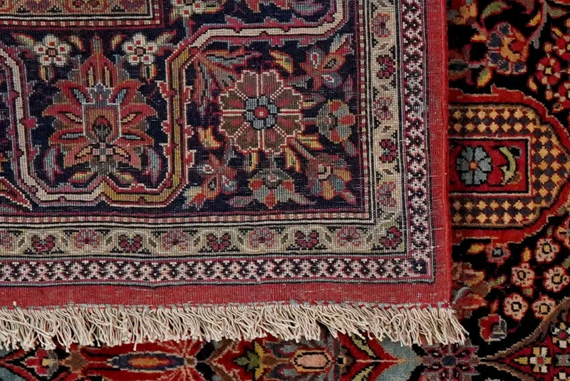 Kashan · Handgeknüpft – Blau, 207x133 cm