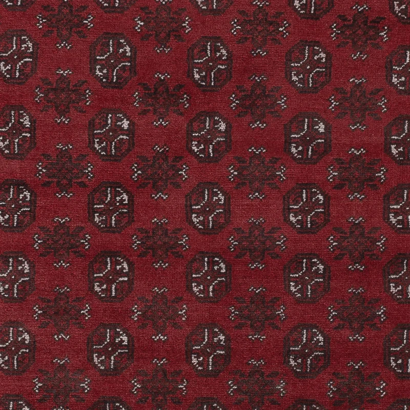 Afghan Teppich - Filpa - 198 x 288 cm - dunkelrot