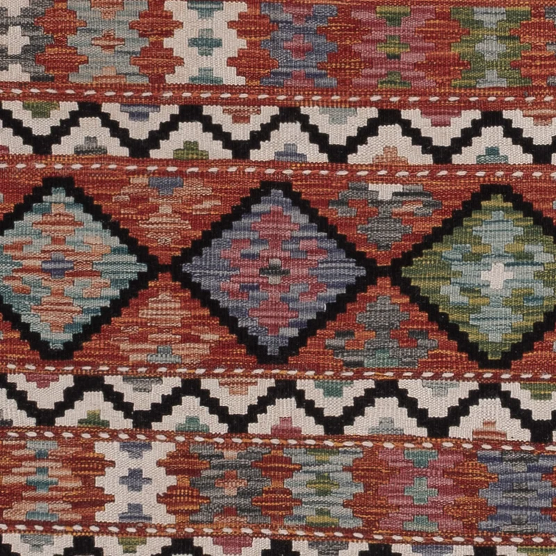 Kelim Maimene Teppich 207x293cm - mehrfarbig