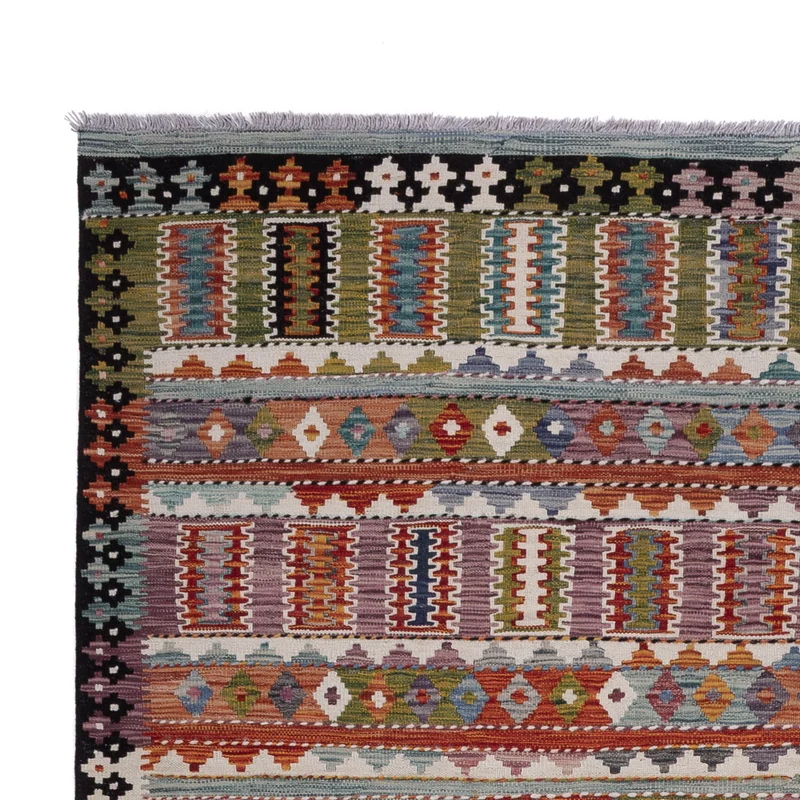Kelim Maimene Teppich 204x298cm - mehrfarbig