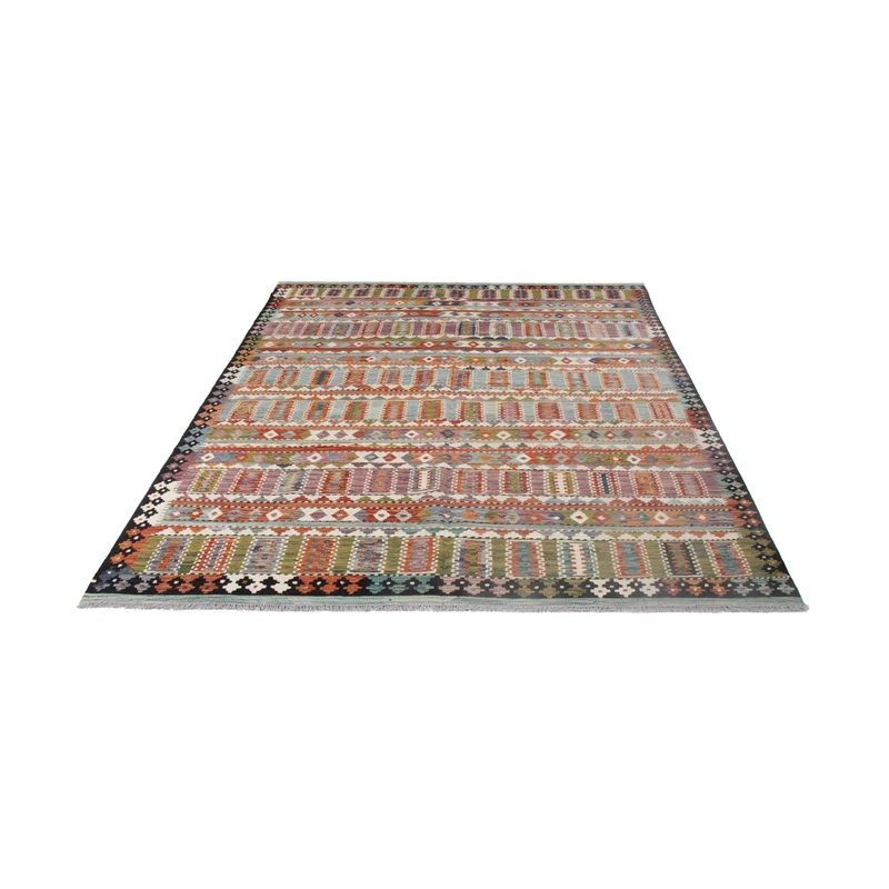 Kelim Maimene Teppich 204x298cm - mehrfarbig
