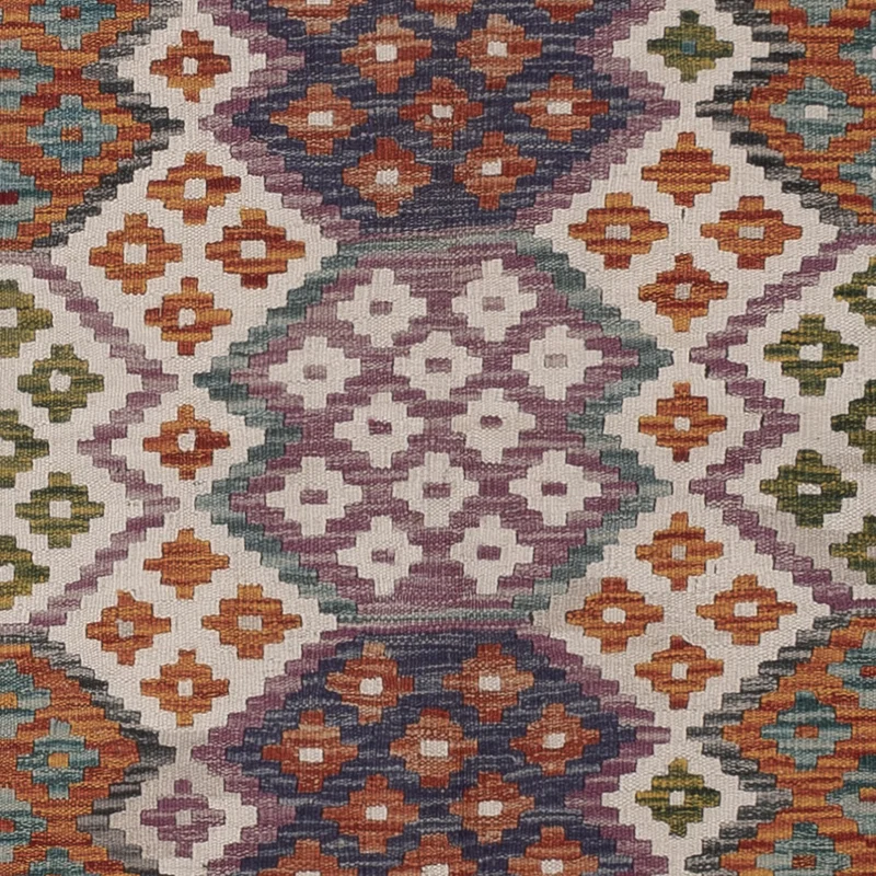 Kelim Maimene Teppich 207x291cm - mehrfarbig
