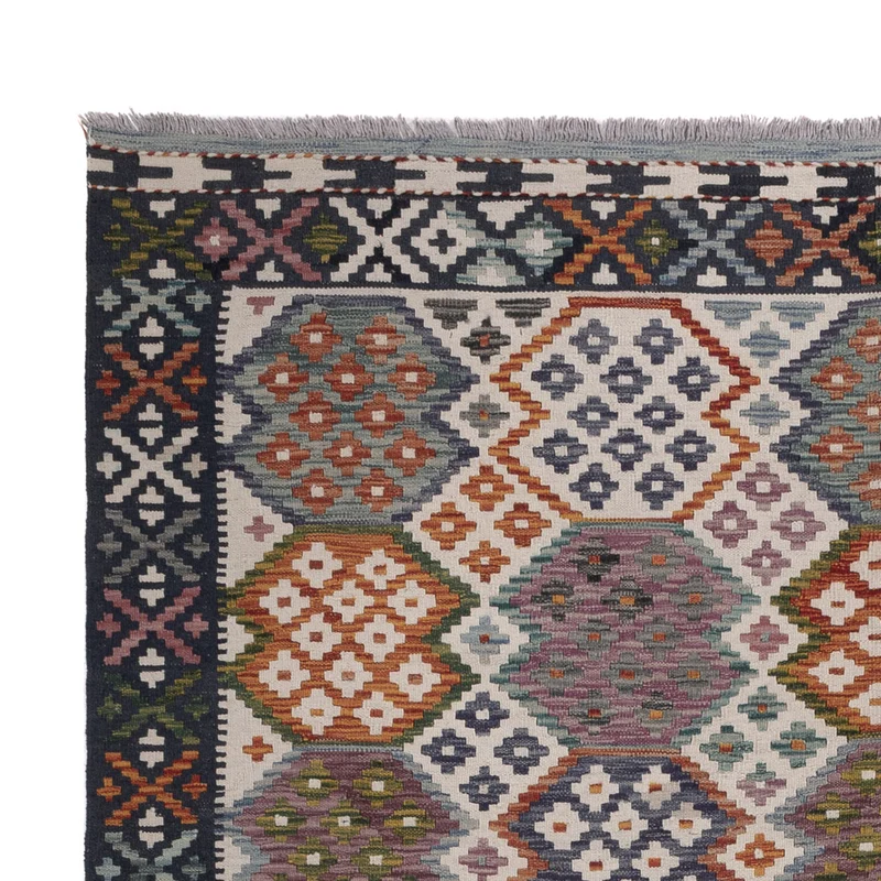 Kelim Maimene Teppich 207x291cm - mehrfarbig