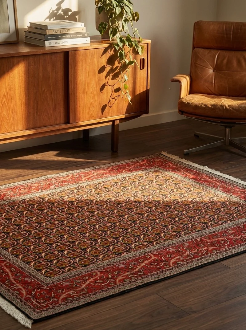 Tabriz 50 Raj · Handgeknüpft – Blau, 147x103 cm