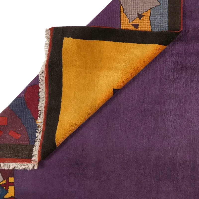Konya · Handgeknüpft – Violett, 273x208 cm