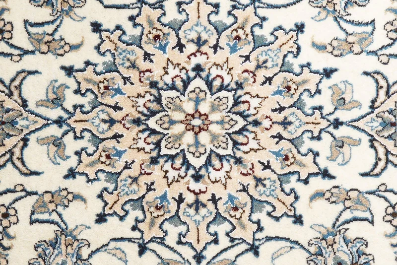 Nain 12La · Handgeknüpft – Beige, 203x144 cm
