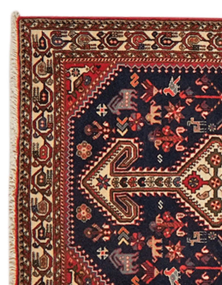 Nasrabad · Handgeknüpft – Bunt, 398x83 cm