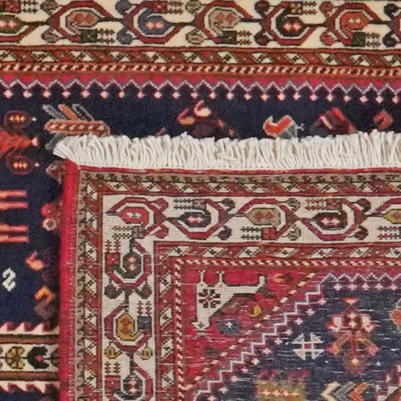 Nasrabad · Handgeknüpft – Bunt, 398x83 cm