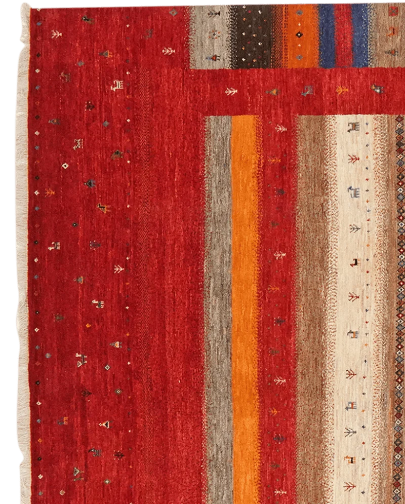 Rizbaf · Handgeknüpft – Bunt, 342x264 cm