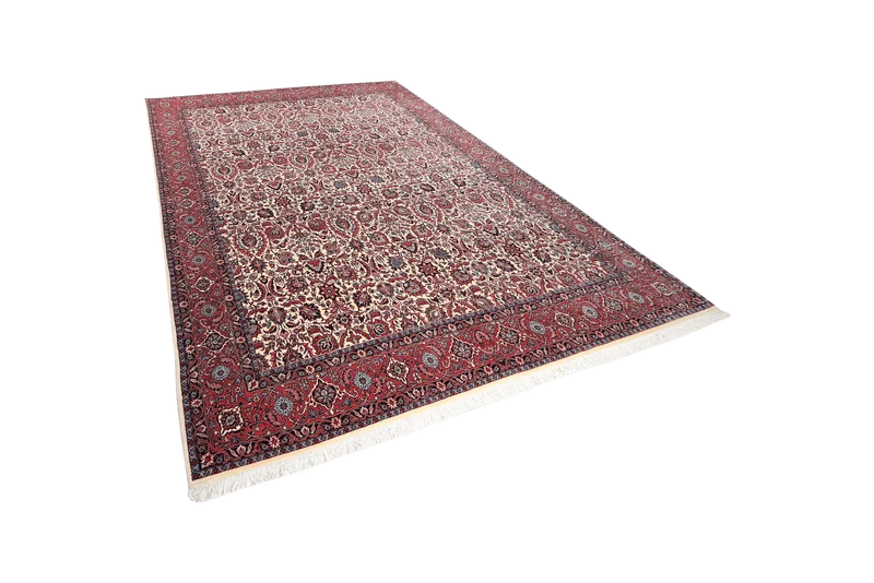 Bidjar Bookan · Handgeknüpft – Beige, 345x251 cm