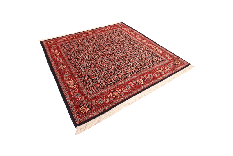 Tabriz 40 Raj · Handgeknüpft – Blau, 204x190 cm