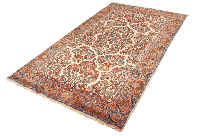 Sarough · Handgeknüpft – Beige, 215x125 cm