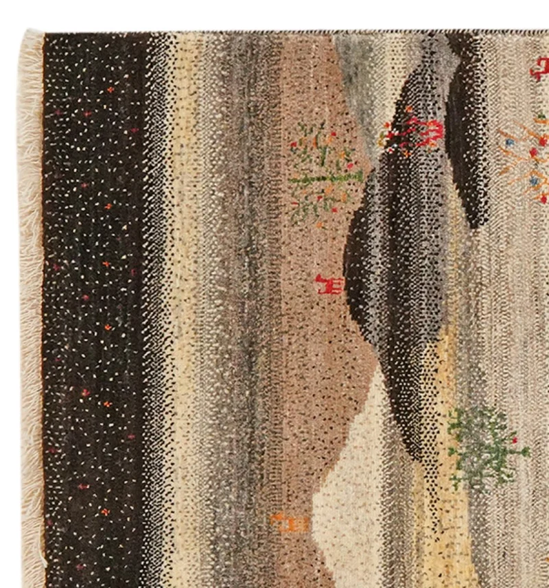 Rizbaf · Handgeknüpft – Beige, 198x77 cm