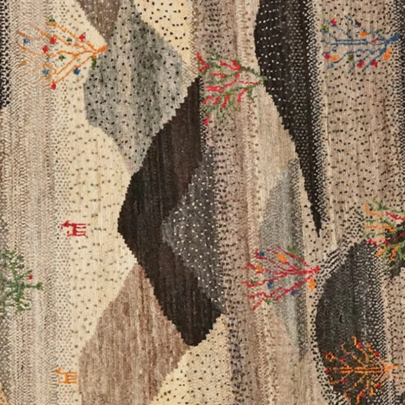 Rizbaf · Handgeknüpft – Beige, 198x77 cm