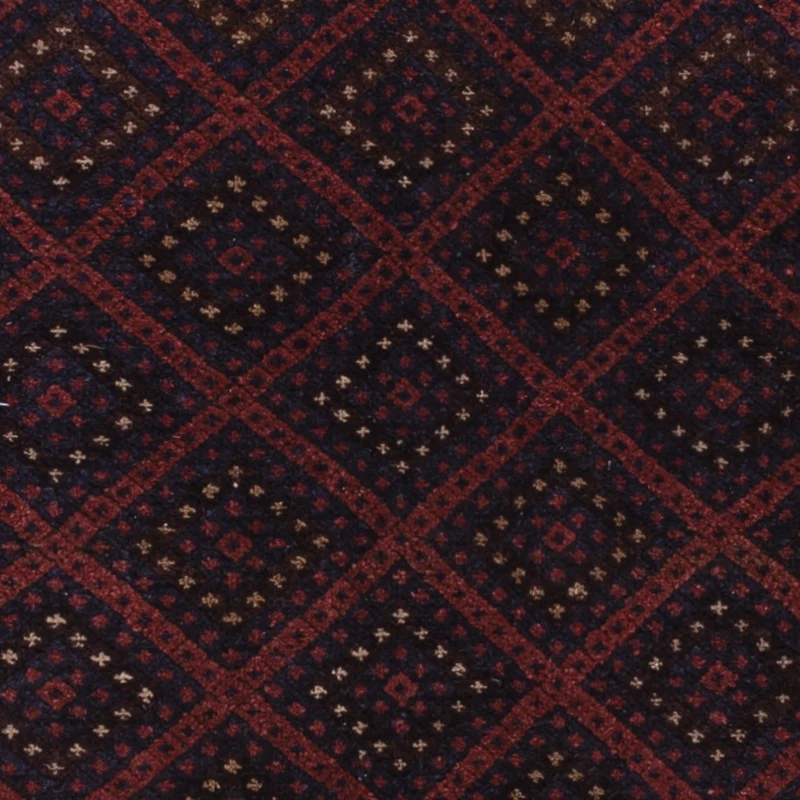 Kelim Afghan Teppich 136x196cm - dunkelrot