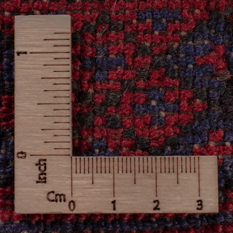 Kelim Afghan Teppich 136x196cm - dunkelrot